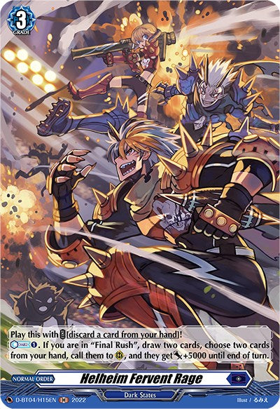 Image of Helheim Fervent Rage (D-BT04/H15EN) [Awakening of Chakrabarthi]