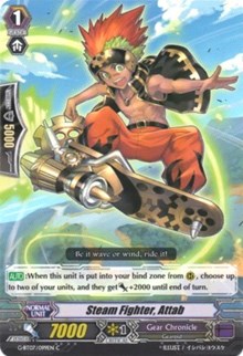 Image of Steam Fighter, Attab (G-BT07/099EN) [Glorious Bravery of Radiant Sword]