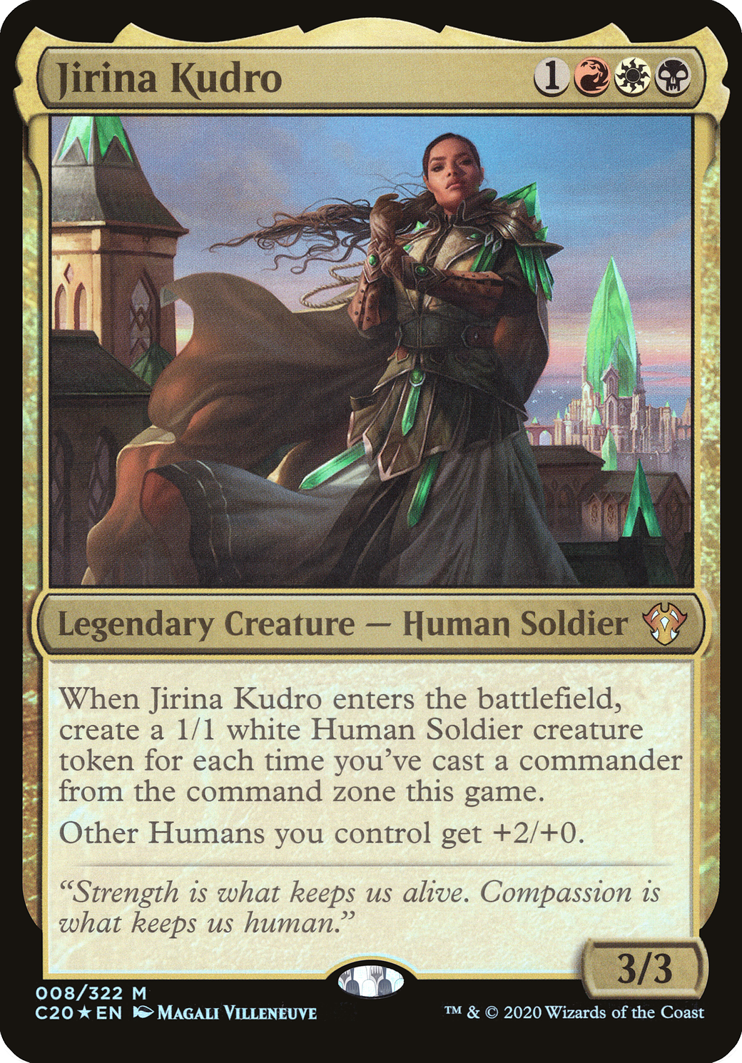 Image of Jirina Kudro (Oversized) [Commander 2020 Oversized]