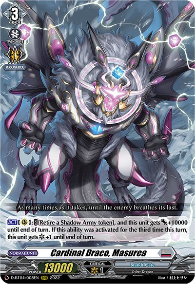 Image of Cardinal Draco, Masurea (D-BT04/008EN) [Awakening of Chakrabarthi]