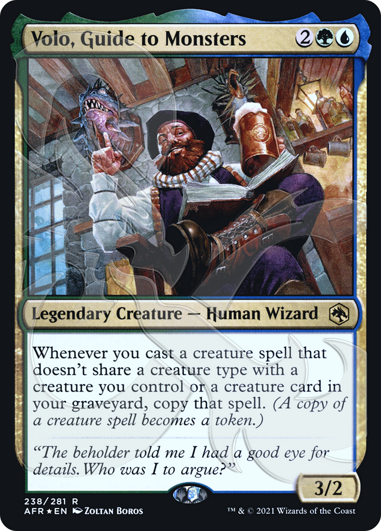 Image of Volo, Guide to Monsters (Ampersand Promo) [Dungeons & Dragons: Adventures in the Forgotten Realms Promos]