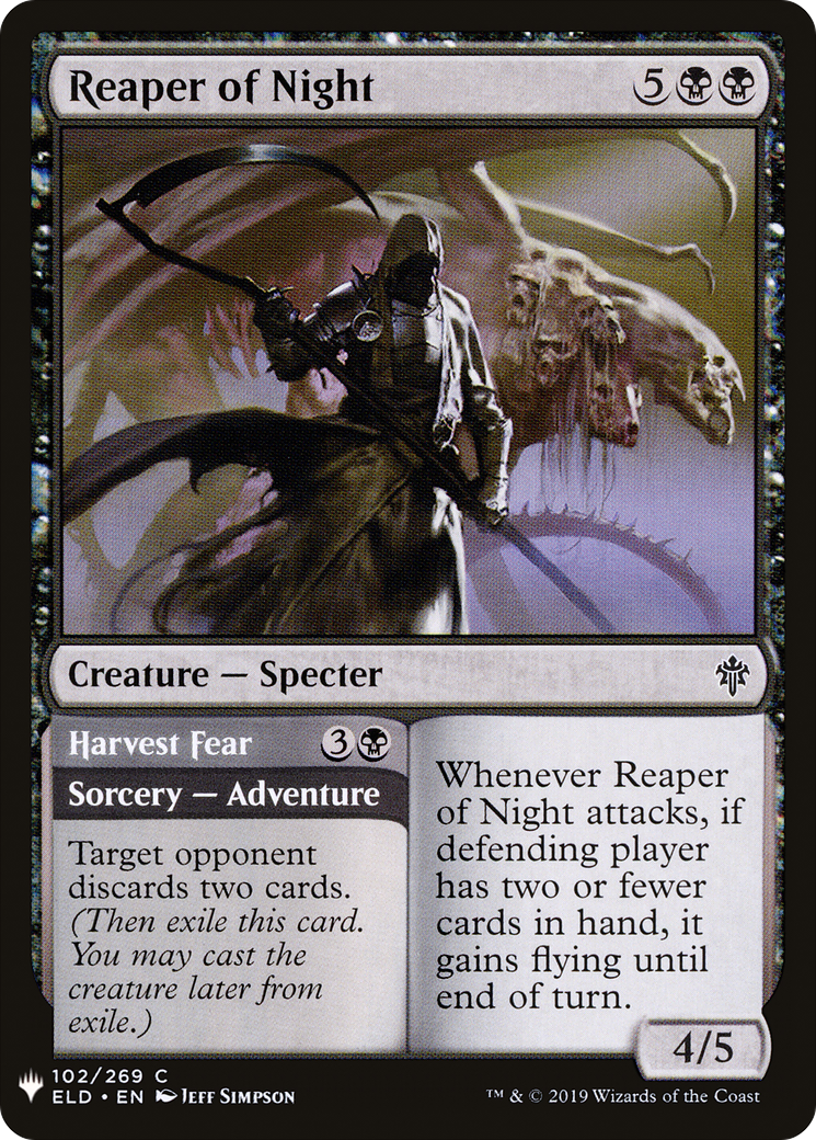 Image of Reaper of Night // Harvest Fear [Mystery Booster]