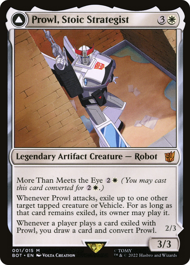 Image of Prowl, Stoic Strategist // Prowl, Pursuit Vehicle [Transformers]