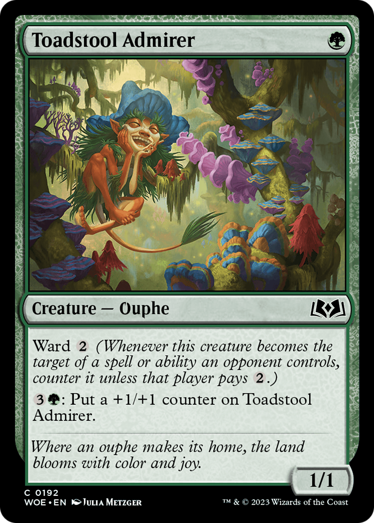 Image of Toadstool Admirer [Wilds of Eldraine]