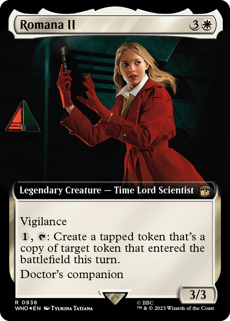 Image of Romana II (Extended Art) (Surge Foil) [Doctor Who]
