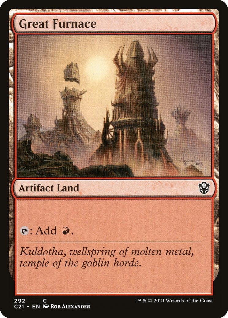 Image of Great Furnace [Commander 2021]