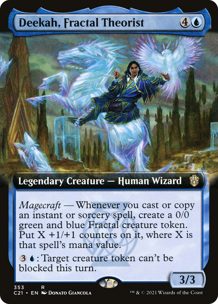 Image of Deekah, Fractal Theorist (Extended Art) [Commander 2021]