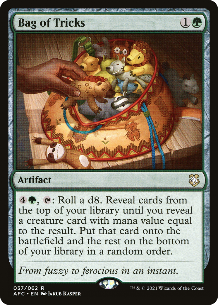 Image of Bag of Tricks [Dungeons & Dragons: Adventures in the Forgotten Realms Commander]