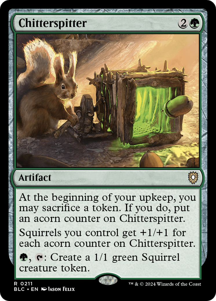 Image of Chitterspitter [Bloomburrow Commander]