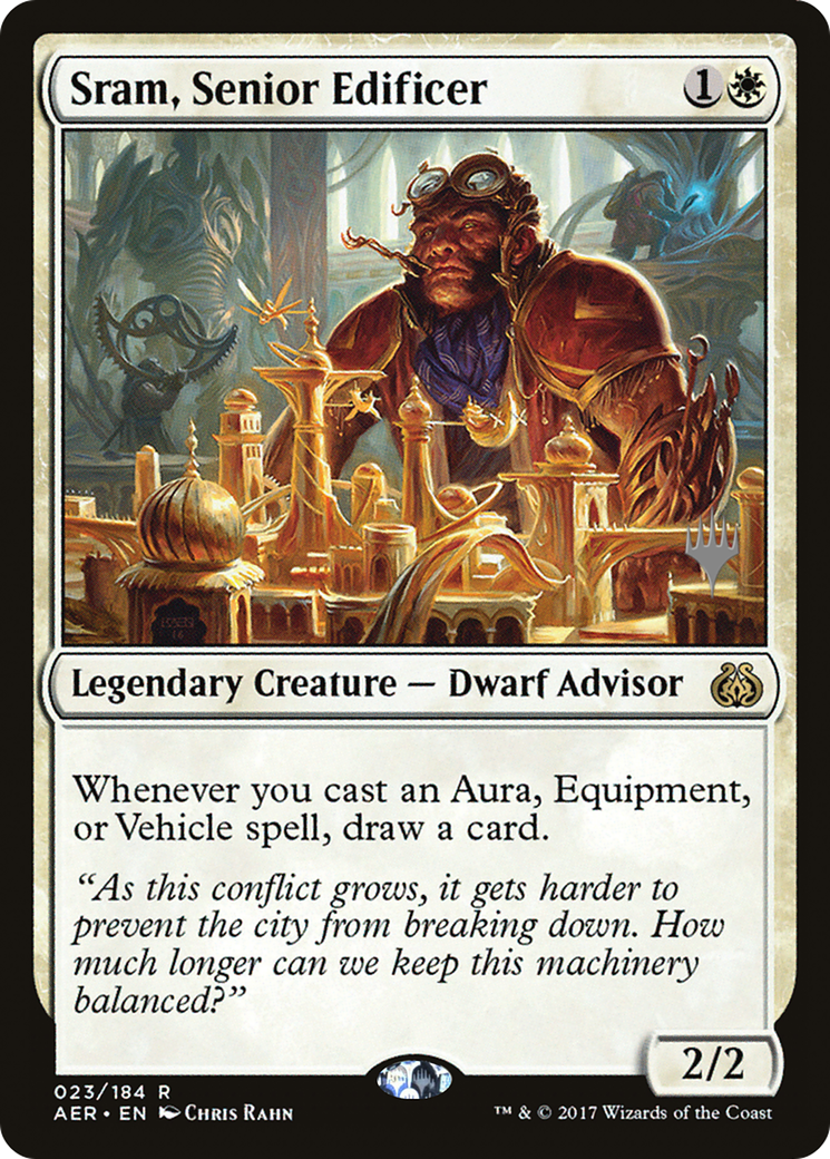 Image of Sram, Senior Edificer [Aether Revolt Promos]