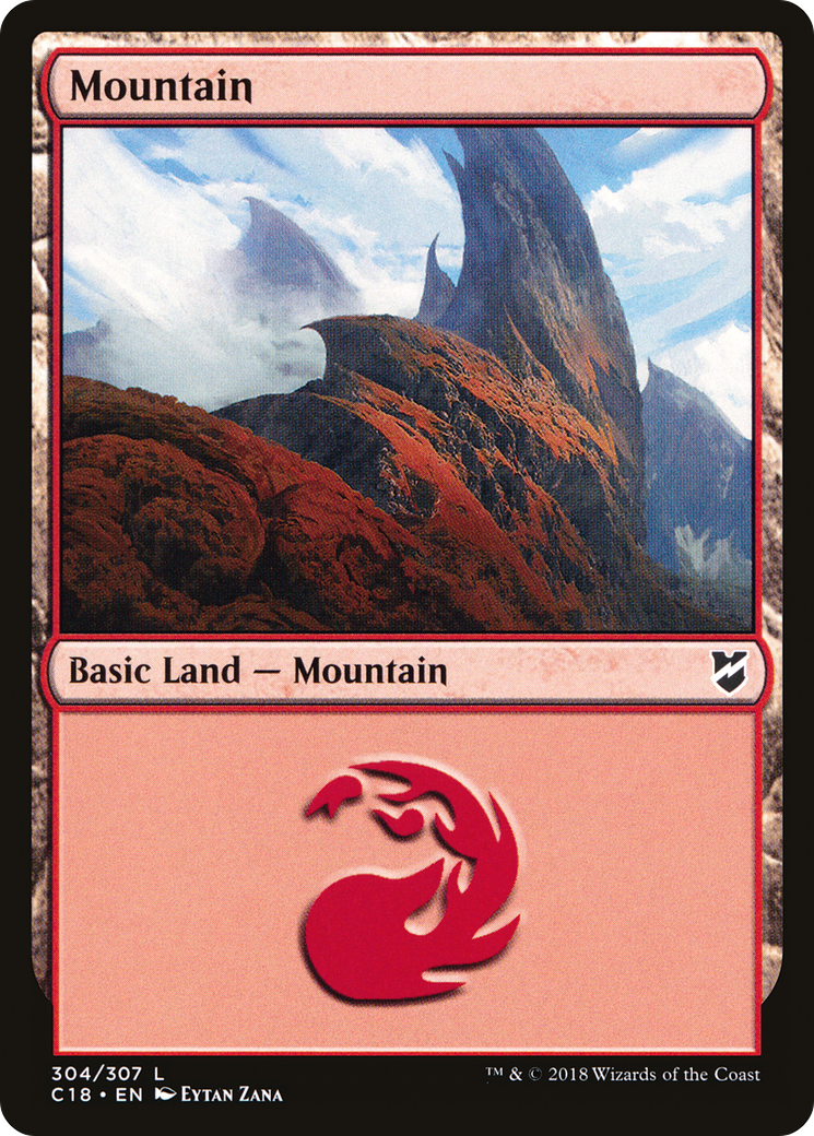 Image of Mountain (304) [Commander 2018]