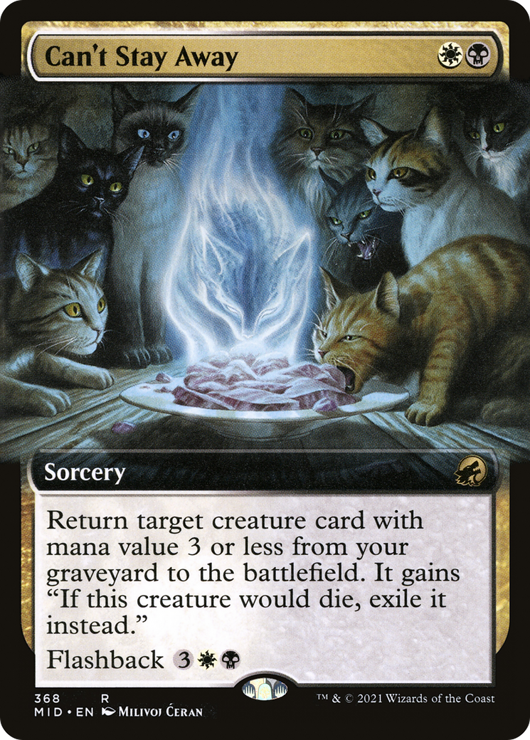 Image of Can't Stay Away (Extended Art) [Innistrad: Midnight Hunt]