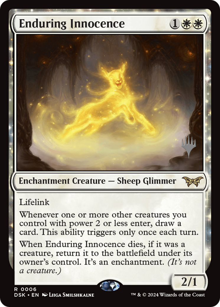Image of Enduring Innocence (Promo Pack) [Duskmourn: House of Horror Promos]