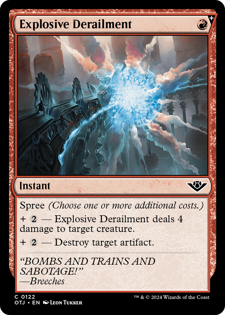 Image of Explosive Derailment [Outlaws of Thunder Junction]