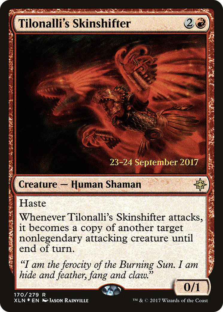 Image of Tilonalli's Skinshifter [Ixalan Prerelease Promos]