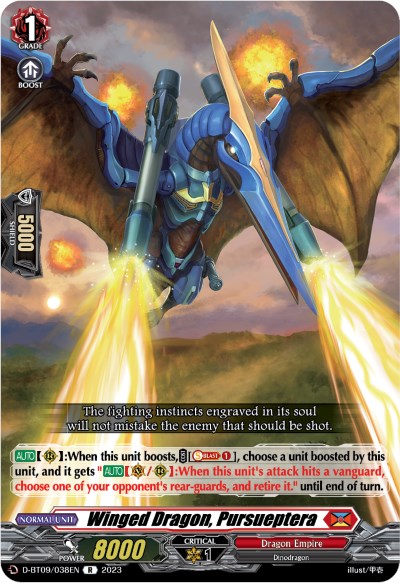 Image of Winged Dragon, Pursueptera (D-BT09/038EN) [Dragontree Invasion]