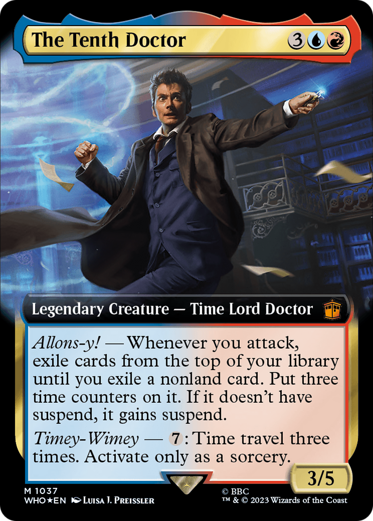 Image of The Tenth Doctor (Extended Art) (Surge Foil) [Doctor Who]