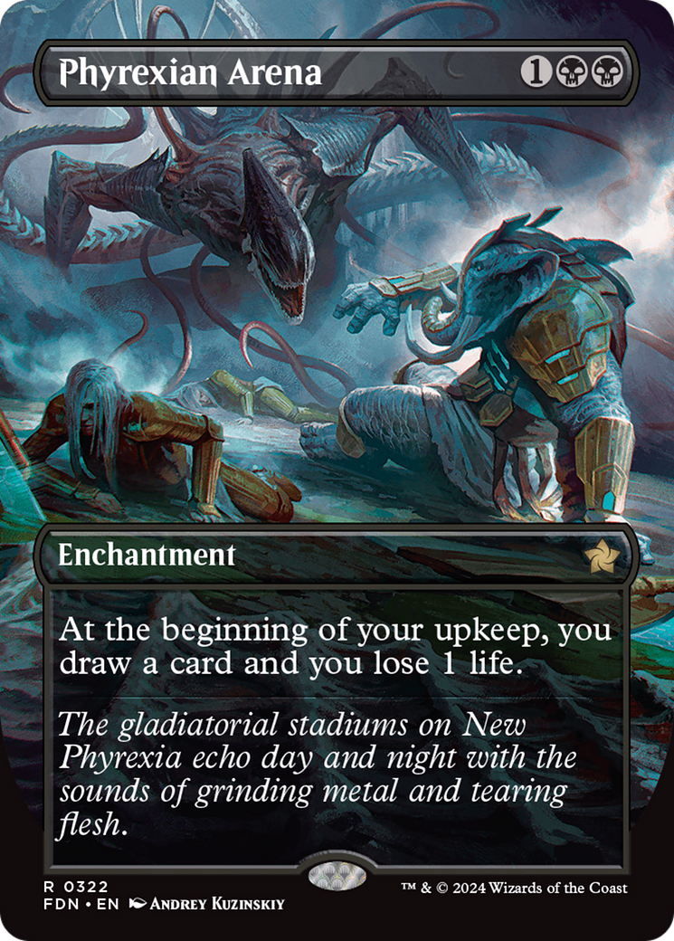 Image of Phyrexian Arena (Borderless) [Foundations]