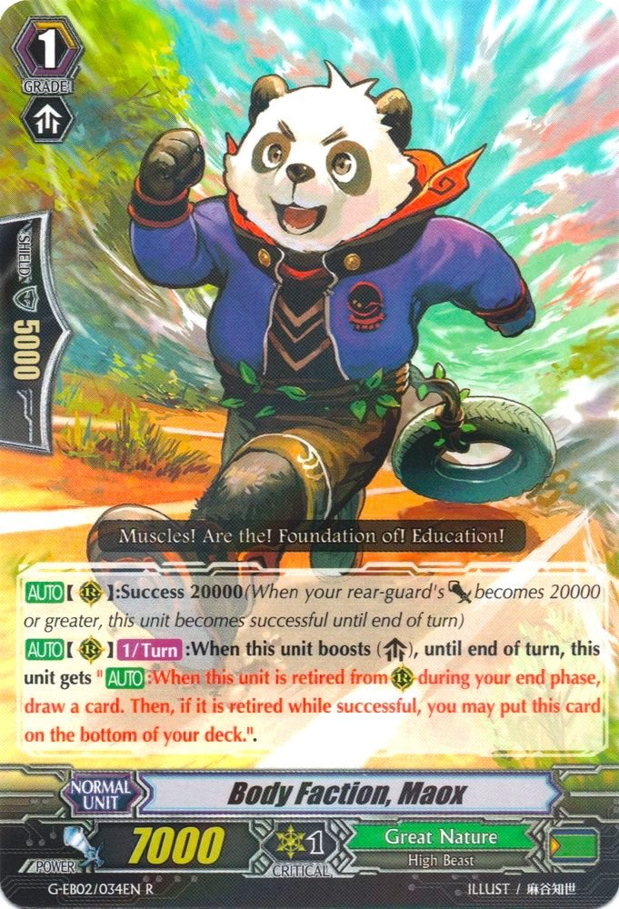 Image of Body Faction, Maox (G-EB02/034EN) [The AWAKENING ZOO]