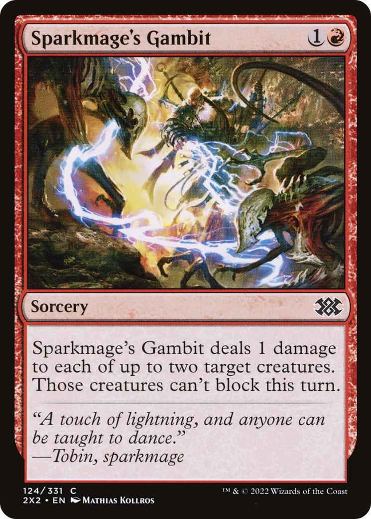 Image of Sparkmage's Gambit [Double Masters 2022]