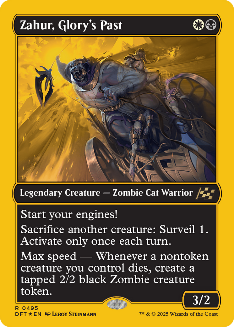Image of Zahur, Glory's Past (First-Place Foil) [Aetherdrift]