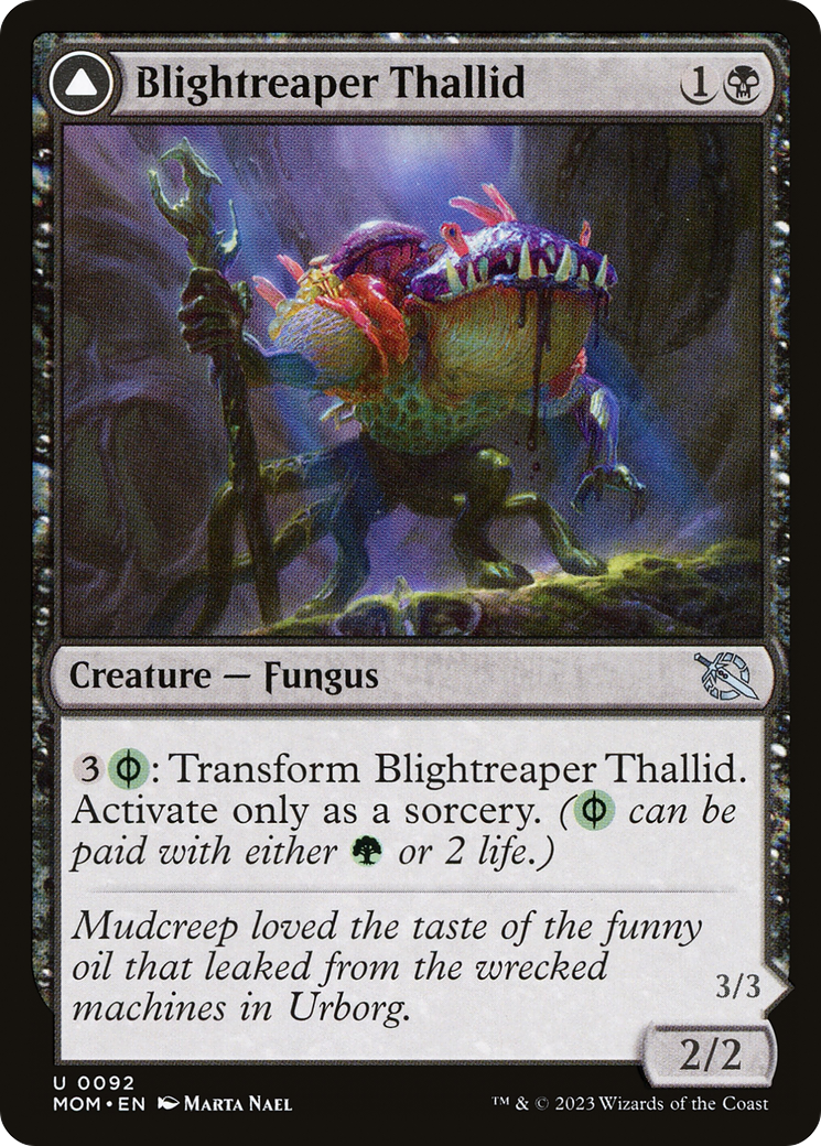 Image of Blightreaper Thallid // Blightsower Thallid [March of the Machine]
