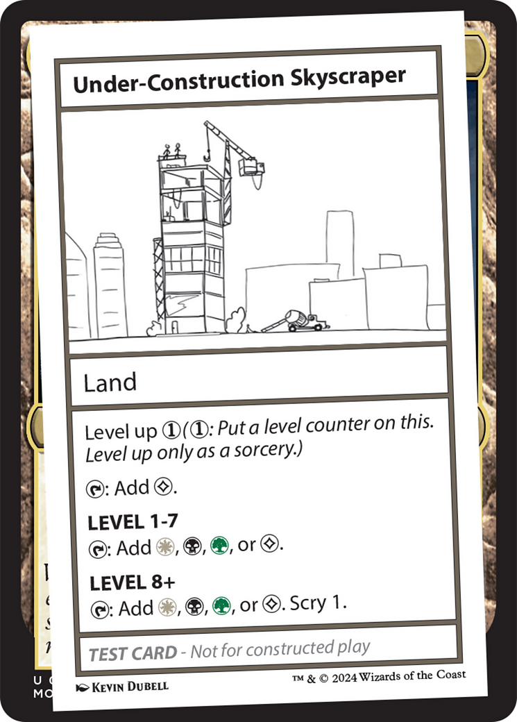 Image of Under-Construction Skyscraper [Mystery Booster 2 Playtest Cards]