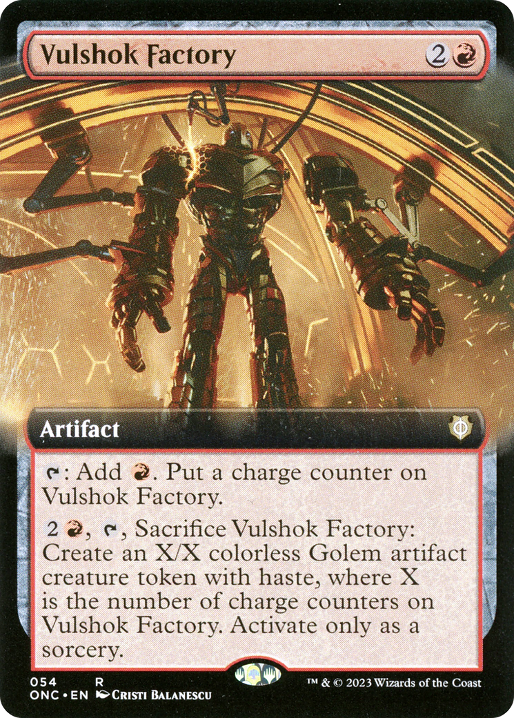 Image of Vulshok Factory (Extended Art) [Phyrexia: All Will Be One Commander]