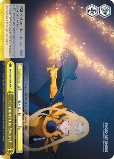 Image of Osmanthus Sword (SAO/S65-E023R RRR) [Sword Art Online -Alicization-]