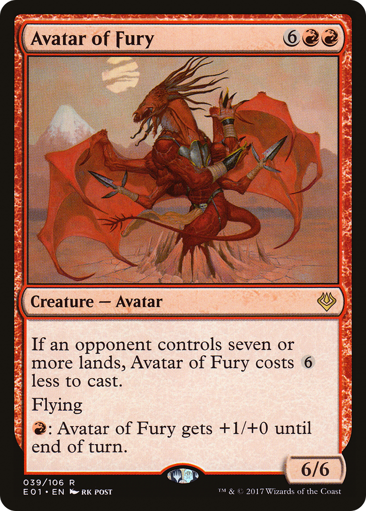 Image of Avatar of Fury [Archenemy: Nicol Bolas]