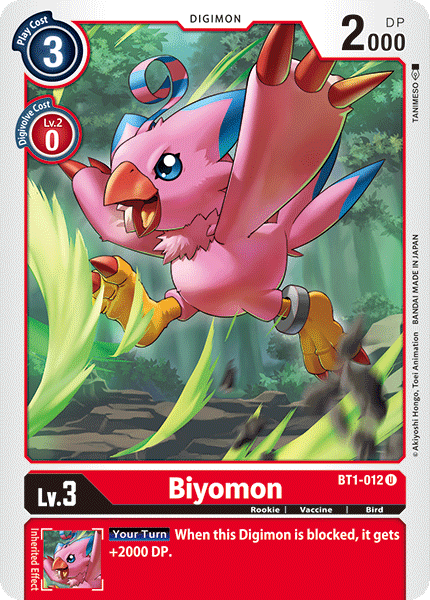 Image of Biyomon [BT1-012] [Release Special Booster Ver.1.0]