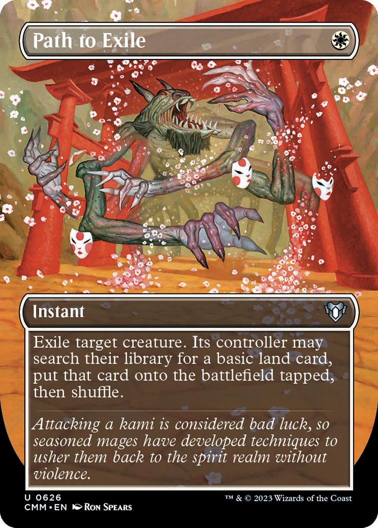 Image of Path to Exile (Borderless Alternate Art) [Commander Masters]