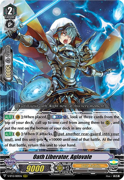 Oath Liberator, Aglovale (V-BT12/009EN) [Divine Lightning Radiance]