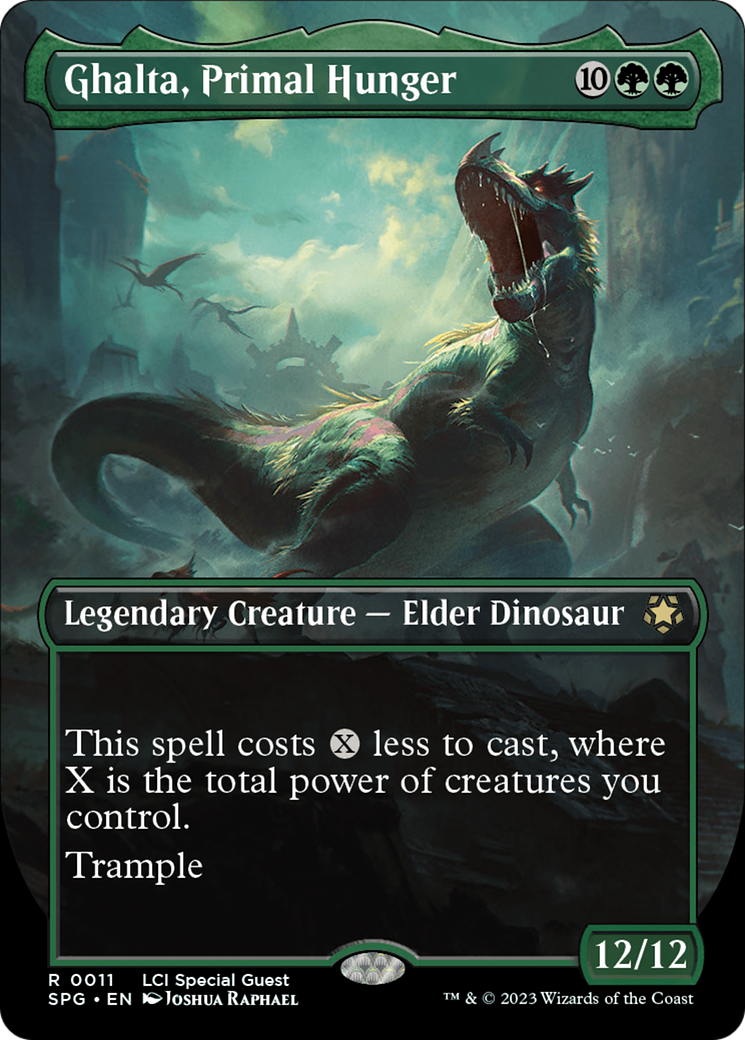 Image of Ghalta, Primal Hunger (Borderless) [The Lost Caverns of Ixalan Special Guests]