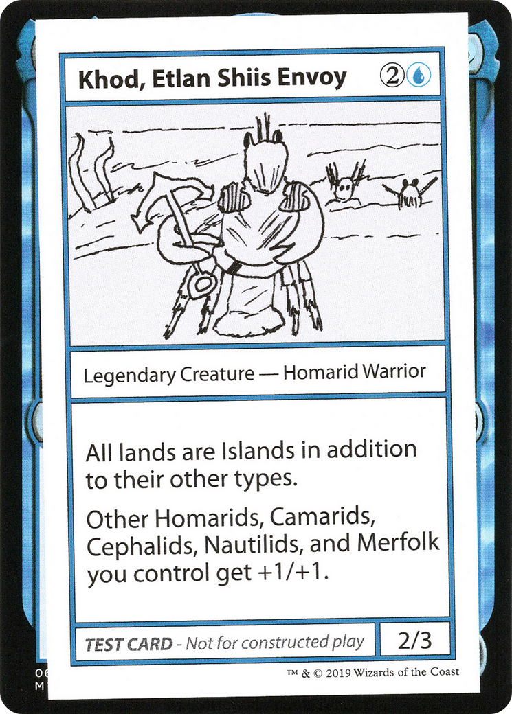 Image of Khod, Etlan Shiis Envoy (2021 Edition) [Mystery Booster Playtest Cards]