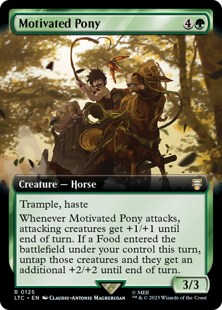 Image of Motivated Pony (Extended Art) [The Lord of the Rings: Tales of Middle-Earth Commander]