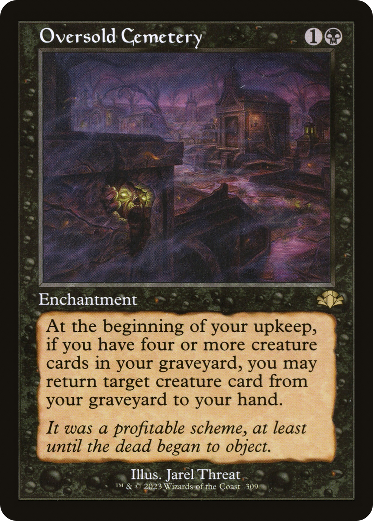 Image of Oversold Cemetery (Retro) [Dominaria Remastered]