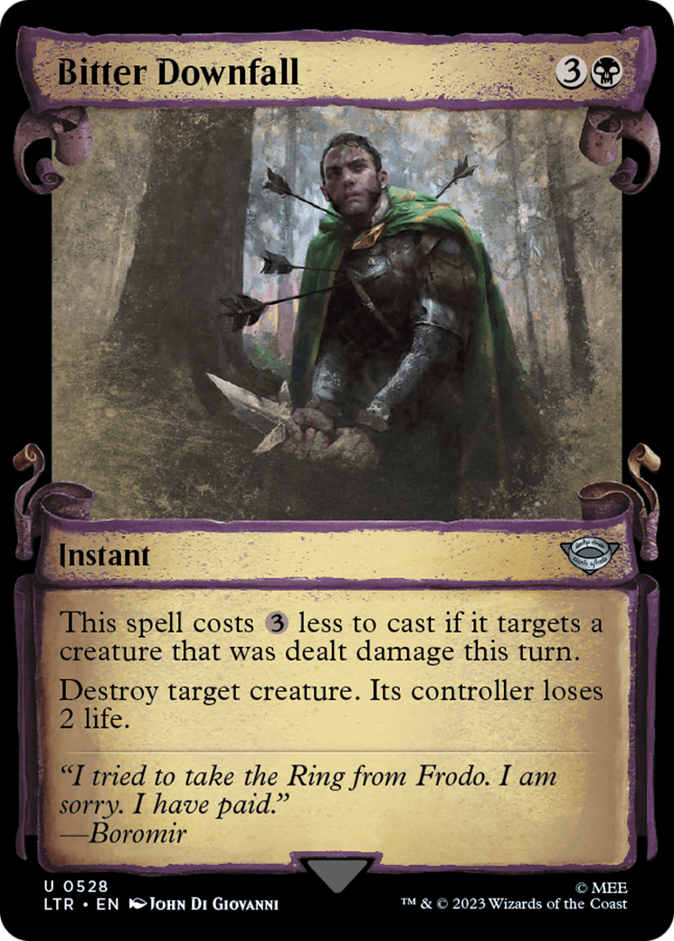 Image of Bitter Downfall [The Lord of the Rings: Tales of Middle-Earth Showcase Scrolls]