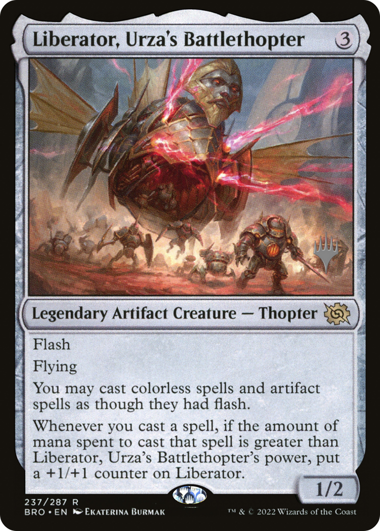 Image of Liberator, Urza's Battlethopter (Promo Pack) [The Brothers' War Promos]
