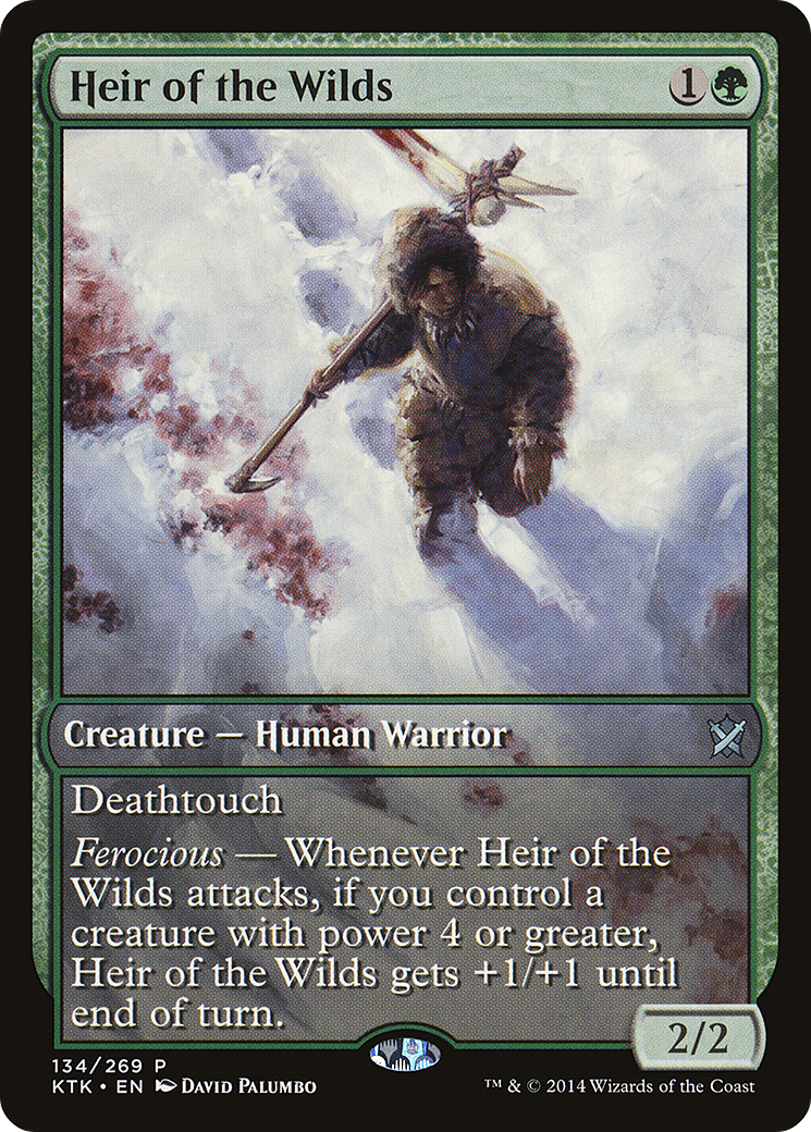 Image of Heir of the Wilds (Game Day) (Extended Art) [Khans of Tarkir Promos]