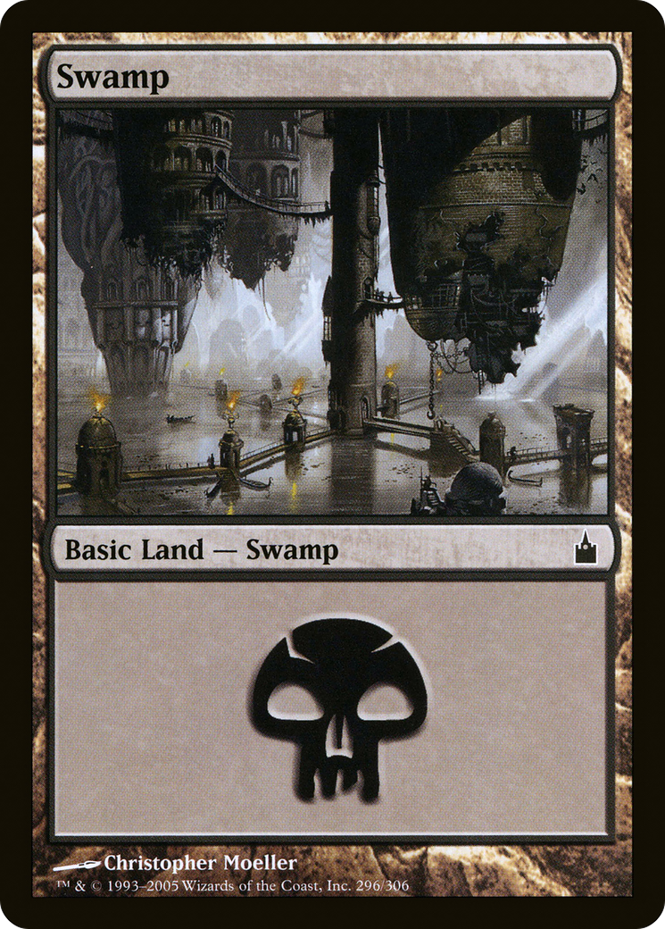 Image of Swamp (296) [Ravnica: City of Guilds]