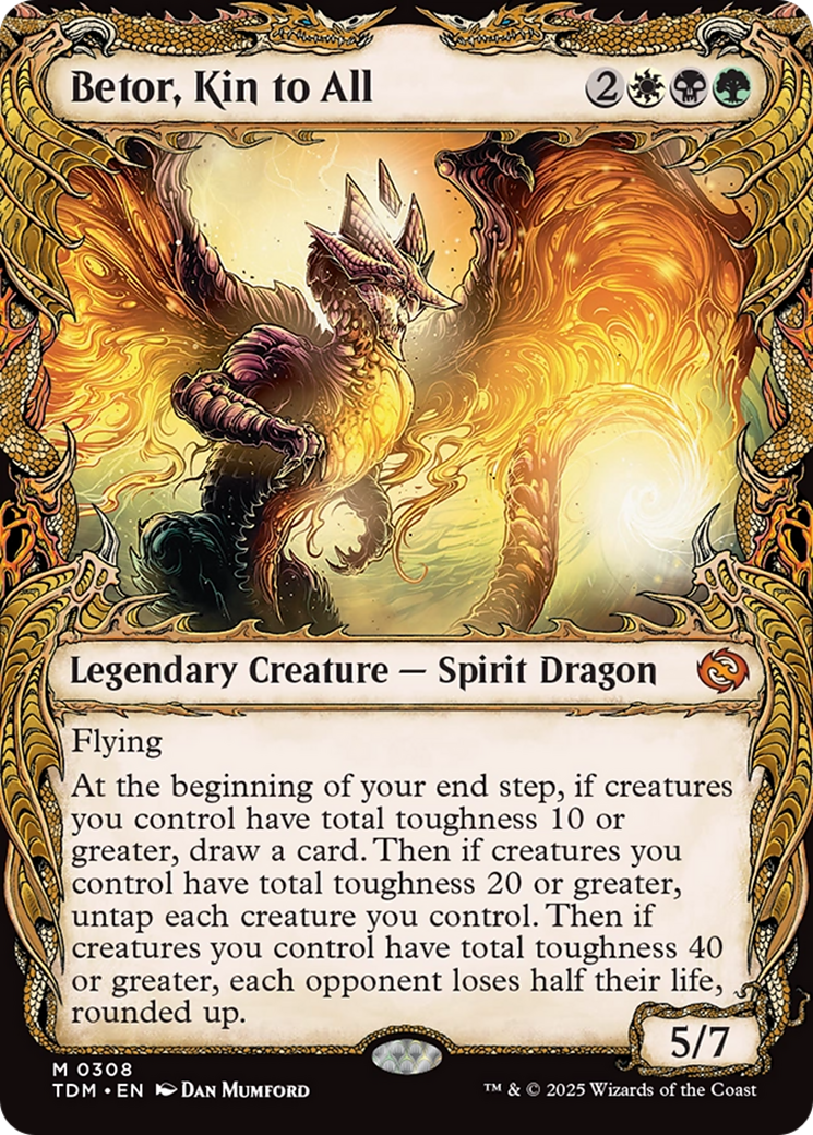 Image of Betor, Kin to All (Showcase) [Tarkir: Dragonstorm]