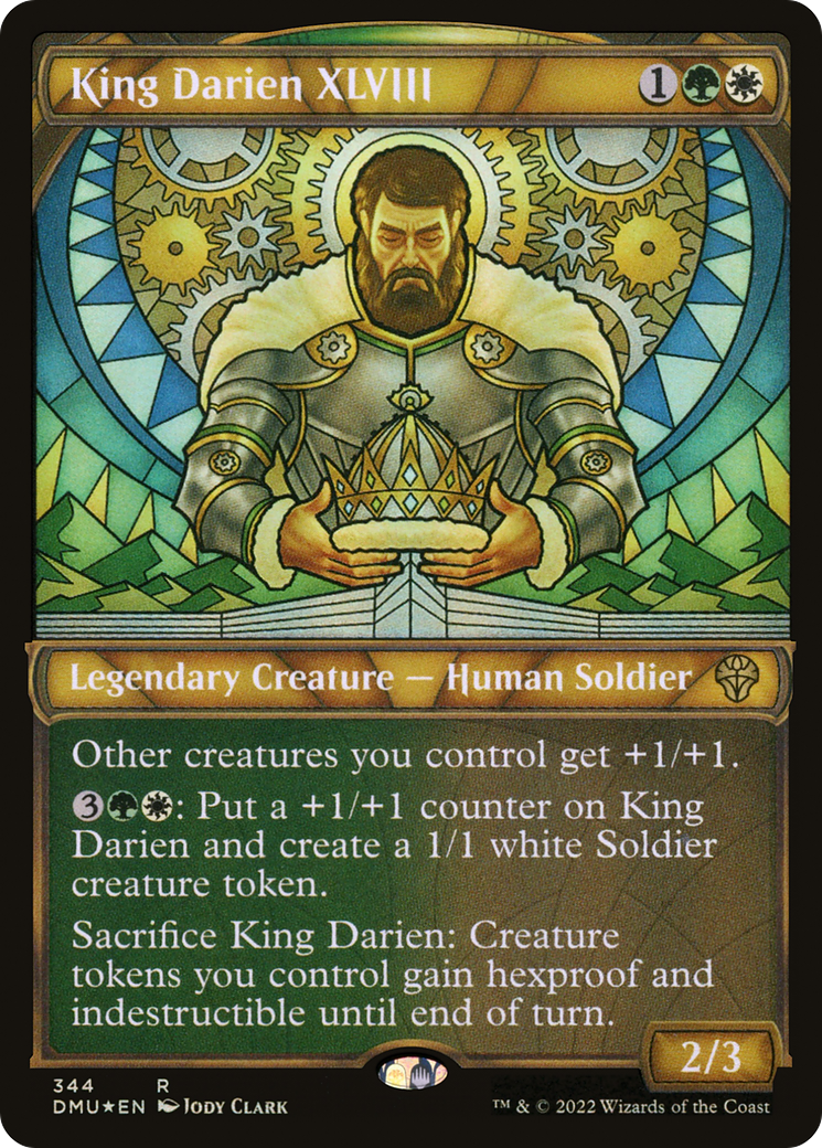Image of King Darien XLVIII (Showcase Textured) [Dominaria United]