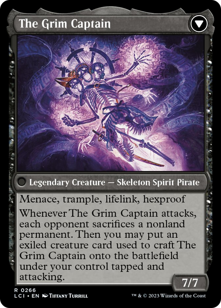 Image of Throne of the Grim Captain // The Grim Captain [The Lost Caverns of Ixalan]