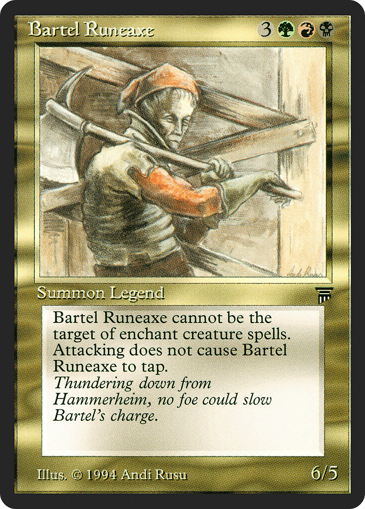 Image of Bartel Runeaxe [Legends]