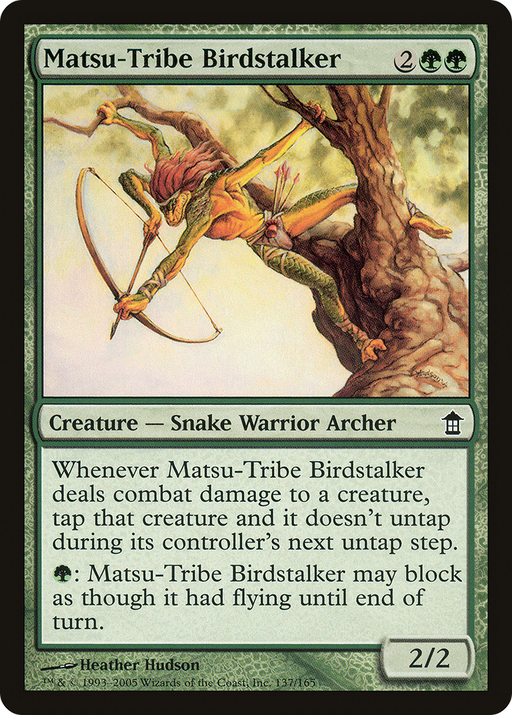 Image of Matsu-Tribe Birdstalker [Saviors of Kamigawa]
