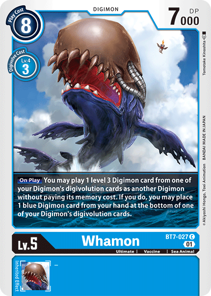 Image of Whamon [BT7-027] [Next Adventure]