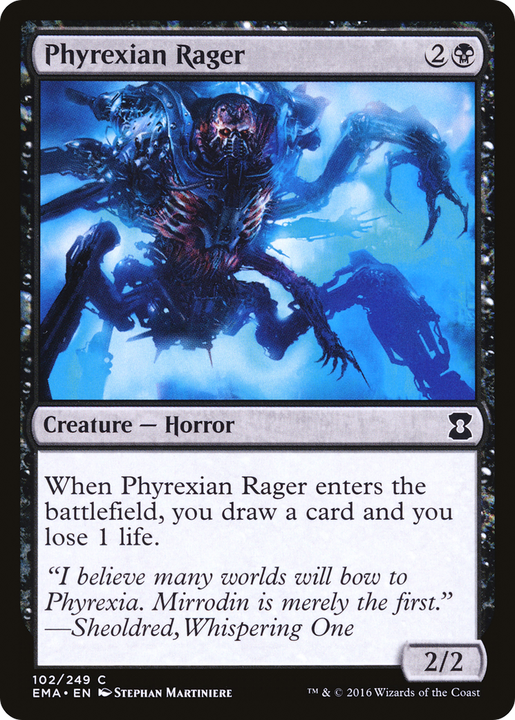 Image of Phyrexian Rager [Eternal Masters]