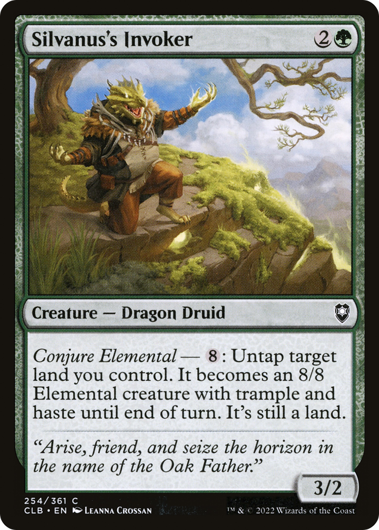 Image of Silvanus's Invoker [Commander Legends: Battle for Baldur's Gate]