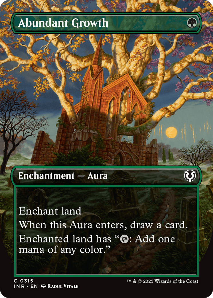 Image of Abundant Growth (Borderless) [Innistrad Remastered]